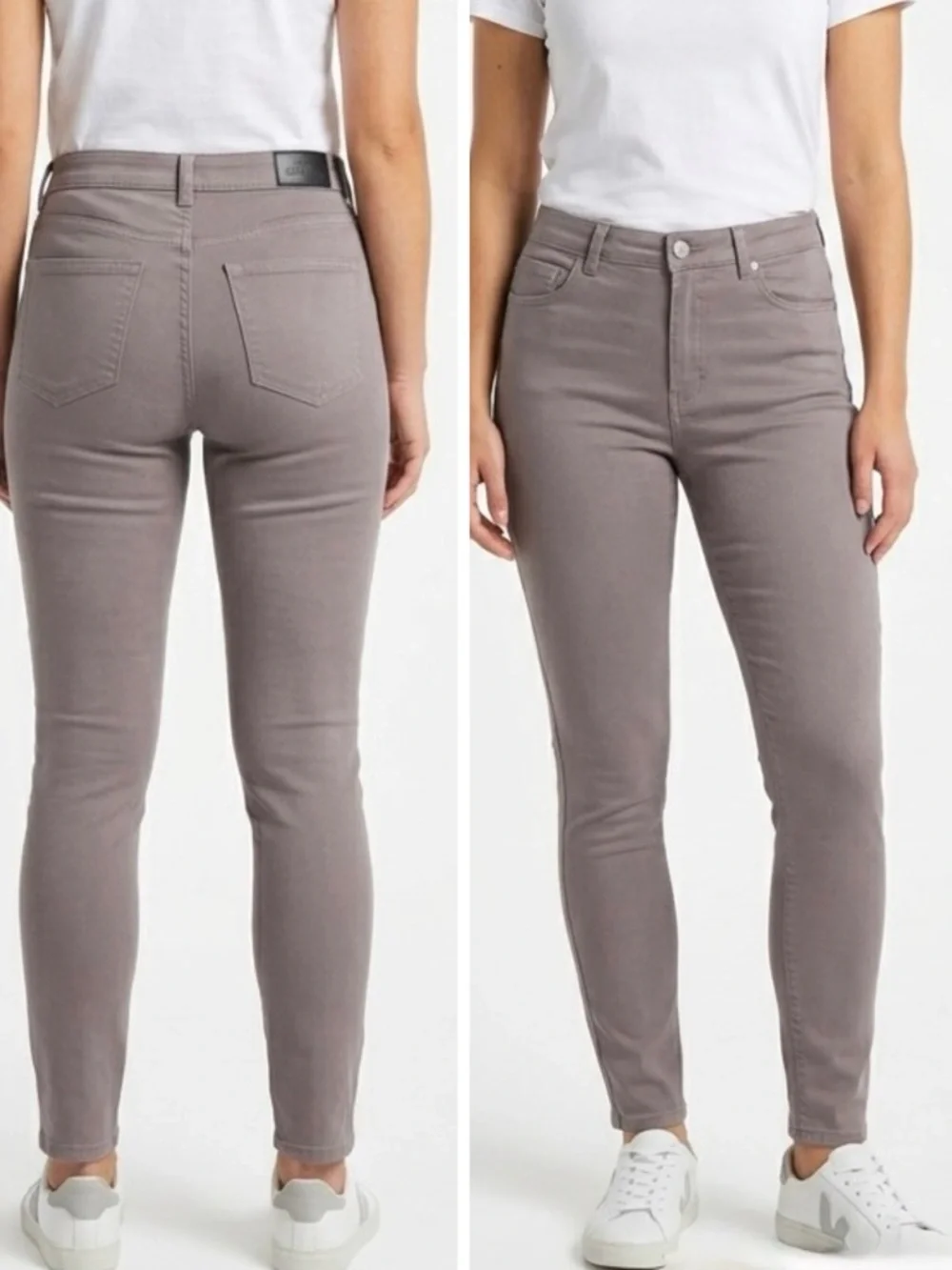 KATE SPADE SATURDAY Grey Skinny Straight Leg Jeans w Stretch